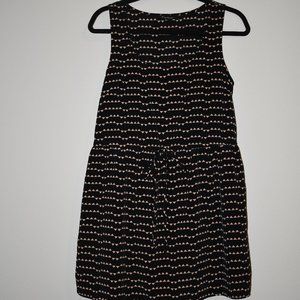 Forever 21 Black Tan Patterned Mini Dress